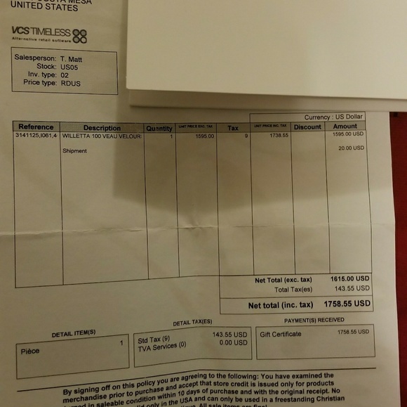 Chritian Louboutin woman's booty - Picture 2 of 5